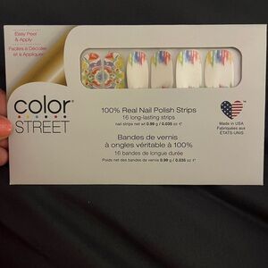 Color Street Red and Blue Party Nail Strips